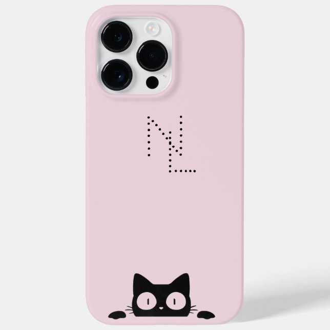 Girly Monogram minimalist  Case-Mate iPhone Case (Back)