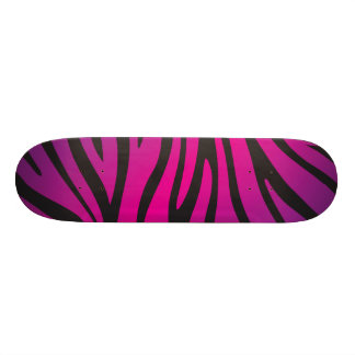 Girly New Cool Pink Zebra Print Animal Print Skateboard