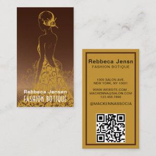Girly New York Fashion Designer Business Card