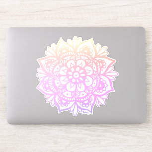 Girly Pastel Mandala Flower