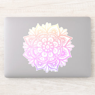 Girly Pastel Mandala Flower