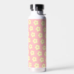 Girly Pastel Pink Yellow Cute Floral Pattern Water Bottle<br><div class="desc">Another girly drink bottle by JessicaAmber - ask about custom orders! This cute water bottle features a pattern of yellow daisies on a pastel pink background. The design has a youthful hippie vibe. You can edit the emoji symbol for the pattern, and the colours, in the Customise screen. Fits in...</div>