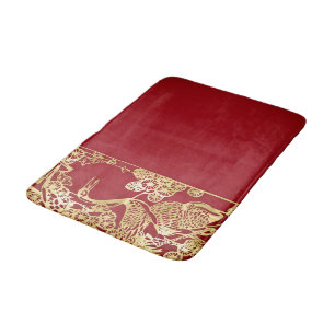 Girly Pattern Bathroom Mat