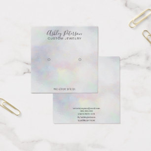Girly pearl nacre ombre stud earring display