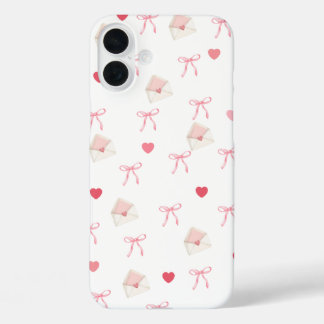Girly Pink Bow and Heart iPhone Case – Cute Style