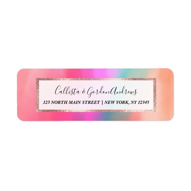 Girly Pink Coral Teal Abstract Cloudy Art (Front)