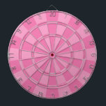 Girly Pink Dartboard<br><div class="desc">Girly Pink Dart Board</div>