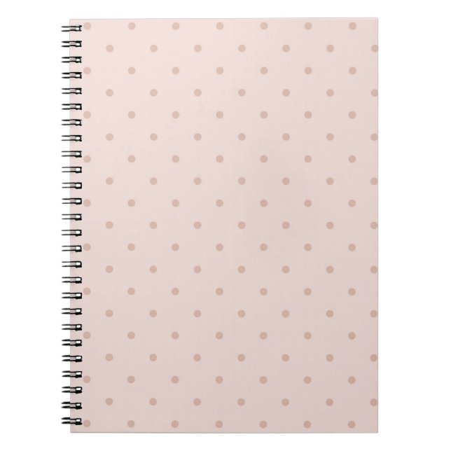 Girly Pink Dots Notebook (Front)
