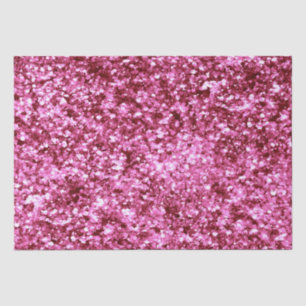 Girly Pink Glitter Tissue Paper