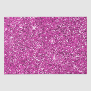 Girly Pink Glitzy Glitter Tissue Paper