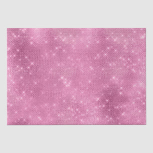 Girly Pink Glitzy Sparkle Tissue Paper
