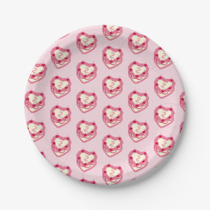 Girly Pink Have Your Cake and Eat It Two Birthday Paper Plate