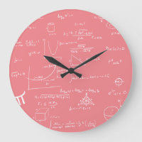Girly Pink Math Equations Formulas