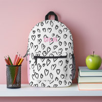 Girly Pink Monogram Personalised