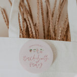 Girly pink script bachelorette party favour gift<br><div class="desc">Girly pink script bachelorette party favour gift</div>