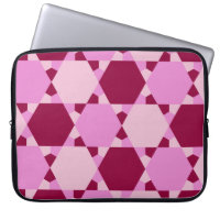 Girly Pink Triangle Optical Illusion Pattern