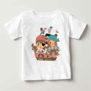 Girly Pirates Baby T-Shirt