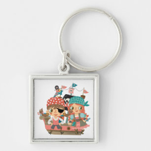 Girly Pirates Key Ring