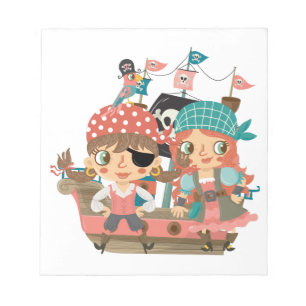 Girly Pirates Notepad