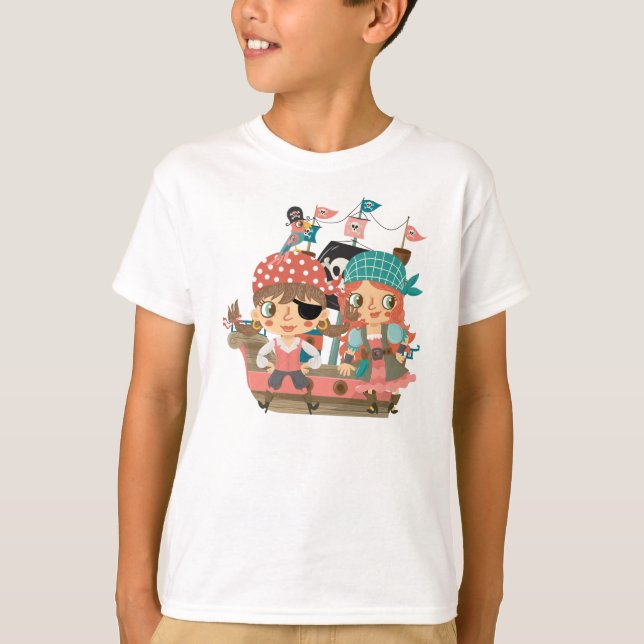 Girly Pirates T-Shirt (Front)