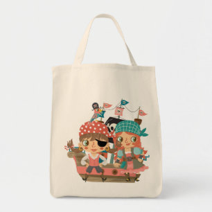 Girly Pirates Tote Bag