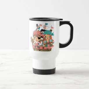 Girly Pirates Travel Mug