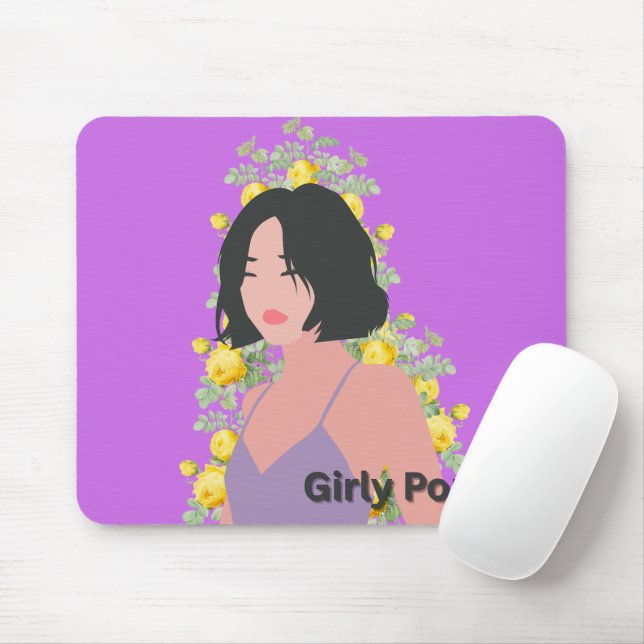 Girly pop Bob mouse pad (With Mouse)