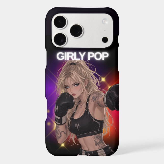 Girly Pop Boxer Phone Case (Back)