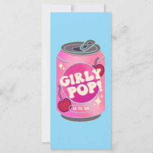 Girly Pop Cherry Soda Can Retro Y2K Pink