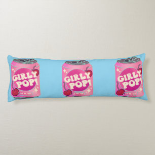  Girly Pop Cherry Soda Can   Retro Y2K Pink Body Cushion