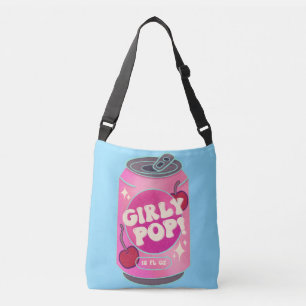  Girly Pop Cherry Soda Can   Retro Y2K Pink Crossbody Bag