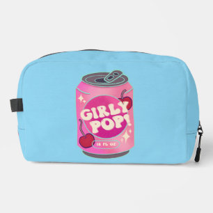 Girly Pop Cherry Soda Can   Retro Y2K Pink Dopp Kit