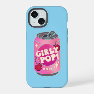 Girly Pop Cherry Soda Can Retro Y2K Pink iPhone 15 Case