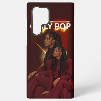 Girly Pop Fashion Brown & Red Phone Case