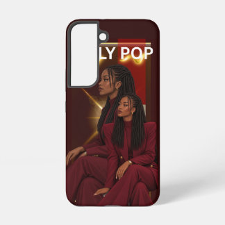 Girly Pop Fashion Brown & Red Phone Case