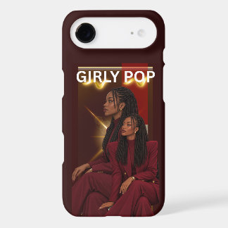 Girly Pop Fashion Brown & Red Phone Case