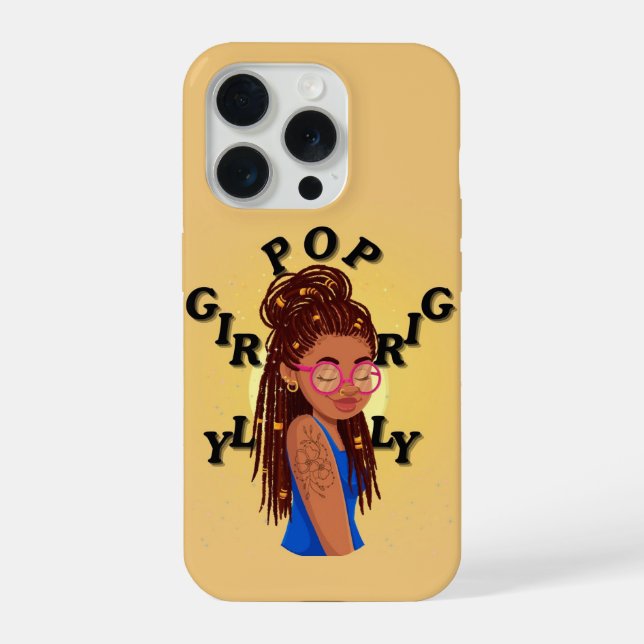 Girly pop locs phone case (Back)