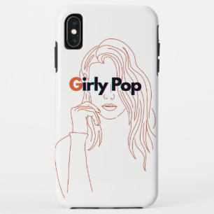 Girly Pop - Orange/Brown Case-Mate iPhone Case