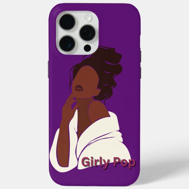 Girly pop phone case iphone 15 pro max (Back)