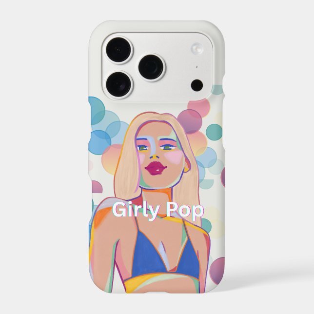Girly pop phone case party girl iphone (Back)