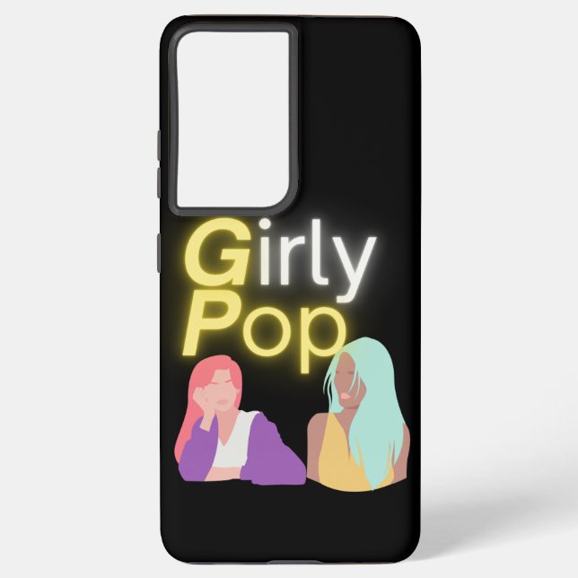 Girly pop phone samsung galaxy s21+ case (Back)