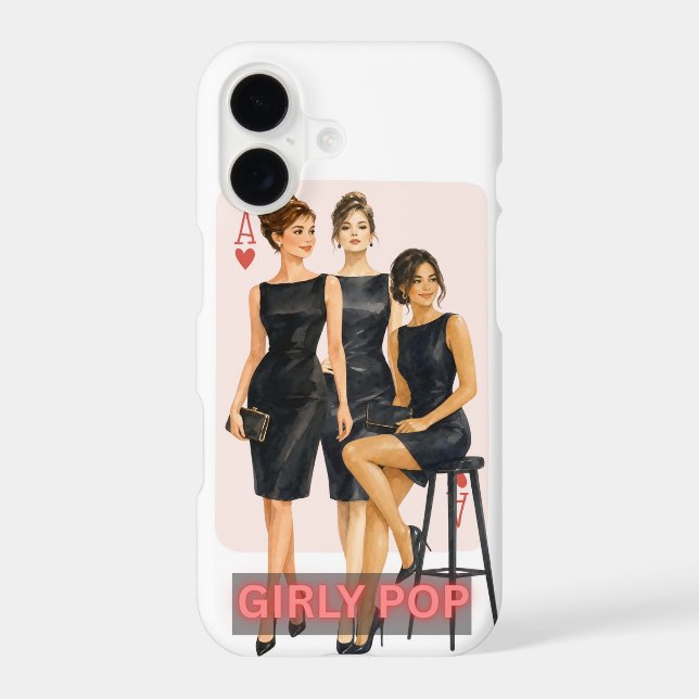 Girly pop photoshoot phone case  (Back)
