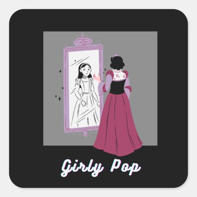 Girly pop stickers (Front)
