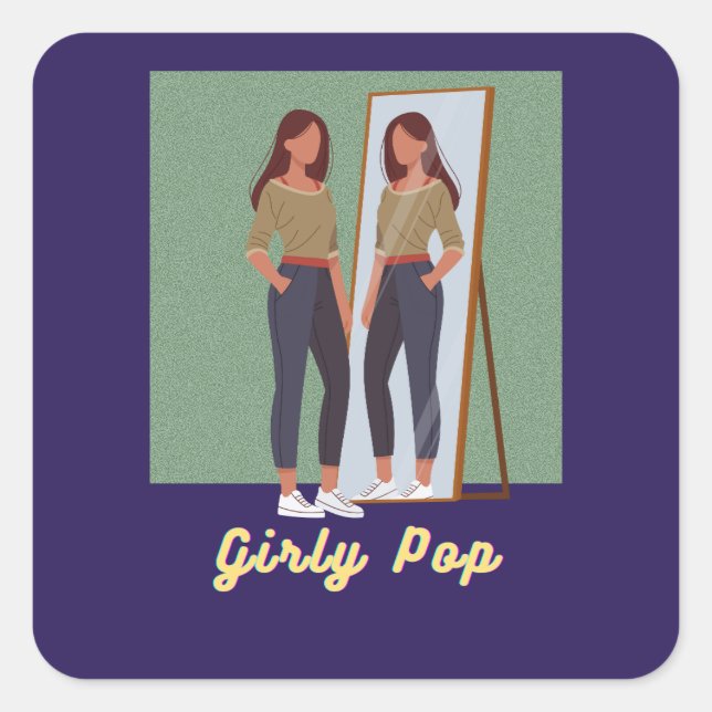Girly pop stickers (Front)