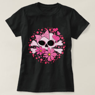 Girly Punk Skull T-Shirt