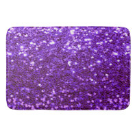 Girly Purple Glitter Bling Glam Modern