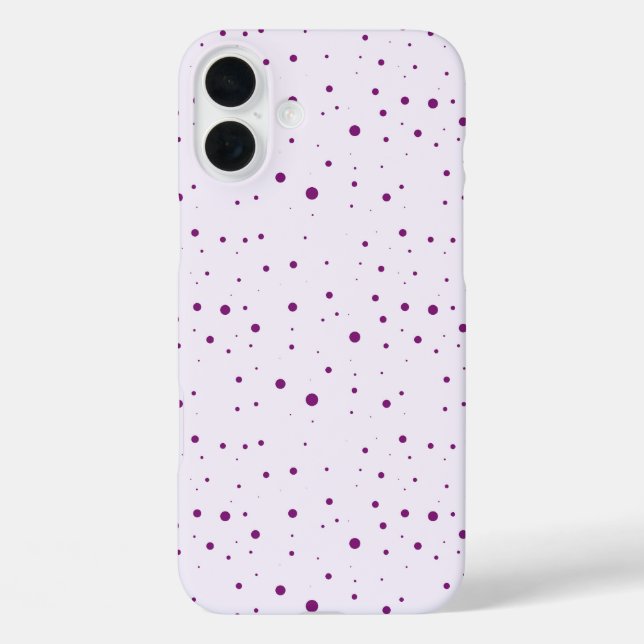 Girly Purple, Lilac Speckled Case-Mate iPhone Case (Back)