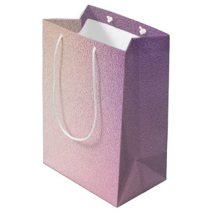 Girly Purple Pink Medium Gift Bag