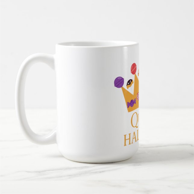 Girly Queen of Halloween Coffee Mug (Left)