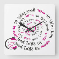 Girly quote Good taste in music bad taste in men